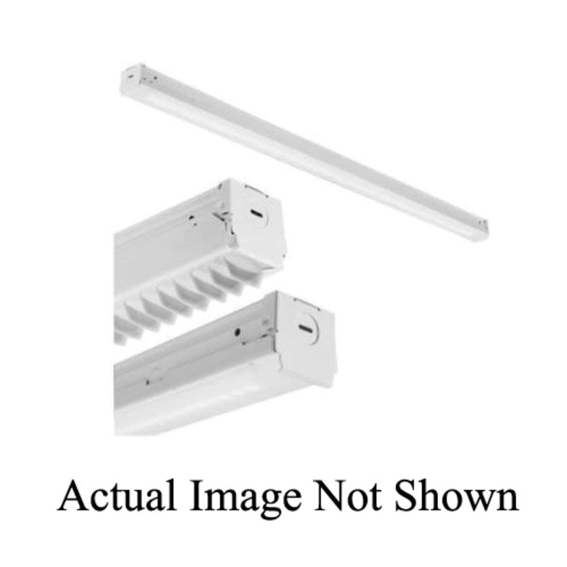 Lithonia Lighting TZL1N L96 10000LM FST MVOLT 40K 80CRI WH TZL1N Compact Low Profile T8 Strip Light Fixture, (2) Lamps LED Lamp, 75 W Fixture, 120 to 277 V AC